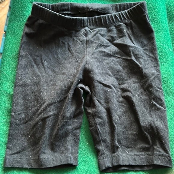 Cat & Jack Girl's Black Bike Shorts Size 7/8 Cycling Playwear - Picture 1 of 2
